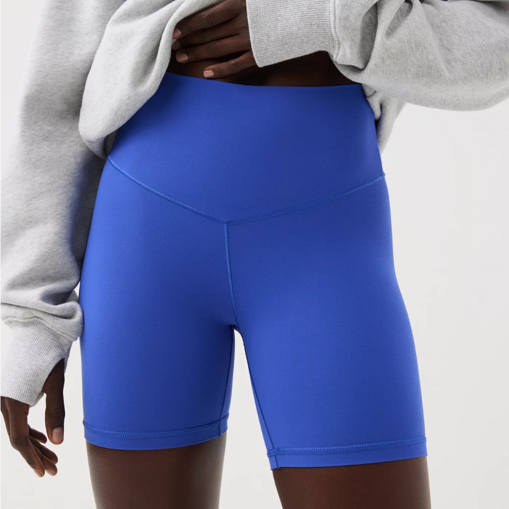 Aerie Electric Blue Bike Shorts